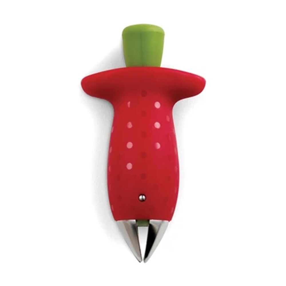 Chef'n StemGem Strawberry Huller Red Plastic Stainless Steel Kitchen Tool Chef'n