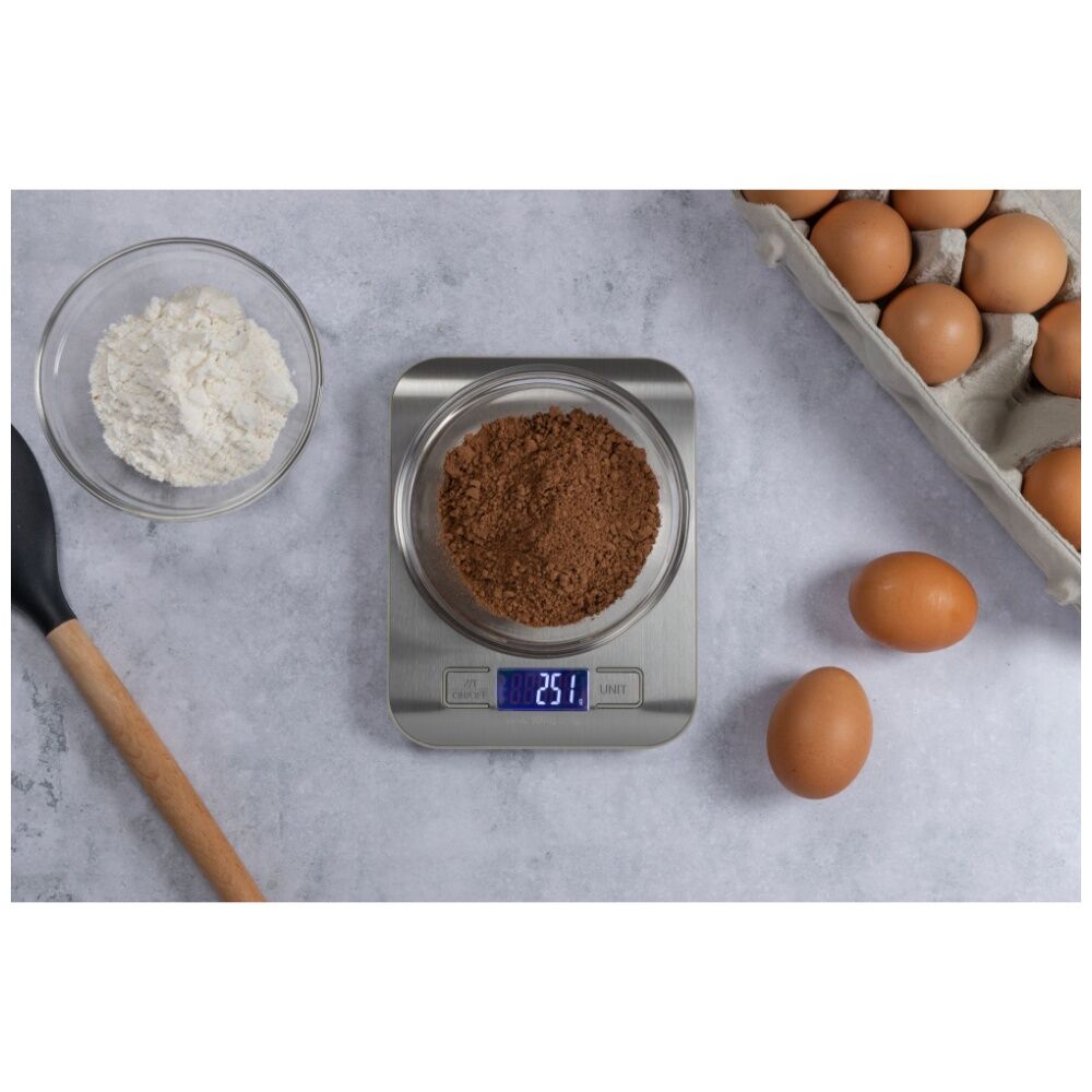 Cuisena 5kg Capacity Slime Line Digital Kitchen Food Scale Stainless Steel — image 3