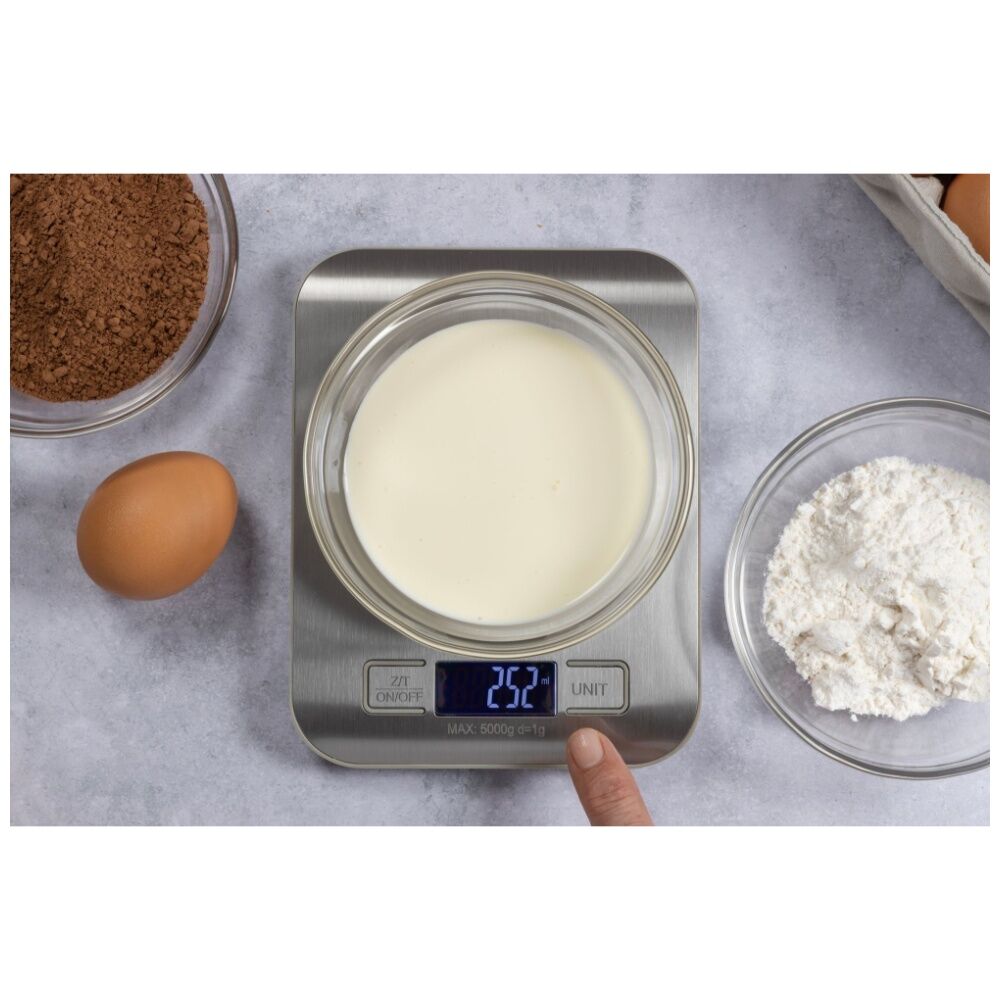 Cuisena 5kg Capacity Slime Line Digital Kitchen Food Scale Stainless Steel — image 5