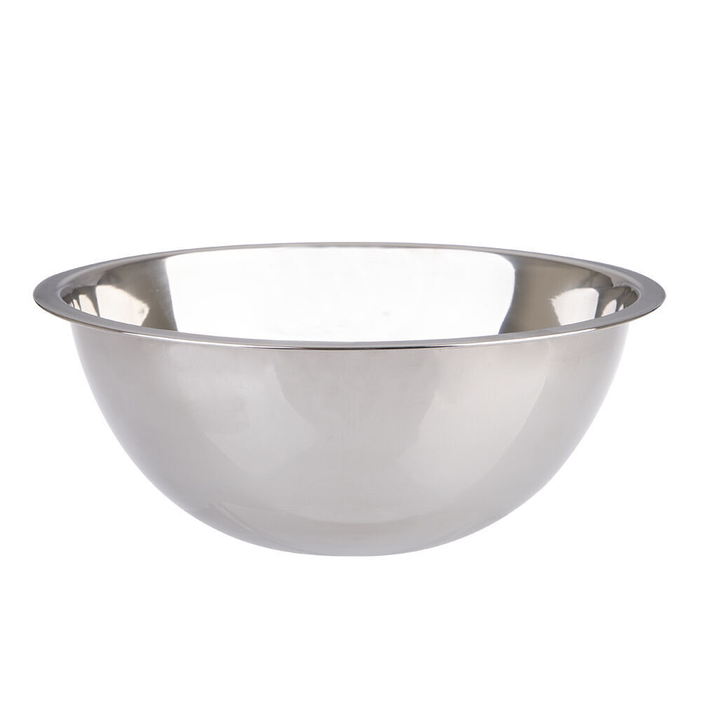 Appetito Stainless Steel Mixing Bowl 24cm/2L Round Cooking/Baking Silver (6 Pack) — image 2