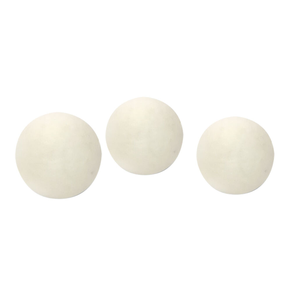 Grand Fusion All Natural Laundry Wool Dryer Ball Set Hypoallergenic White (3 Pieces)