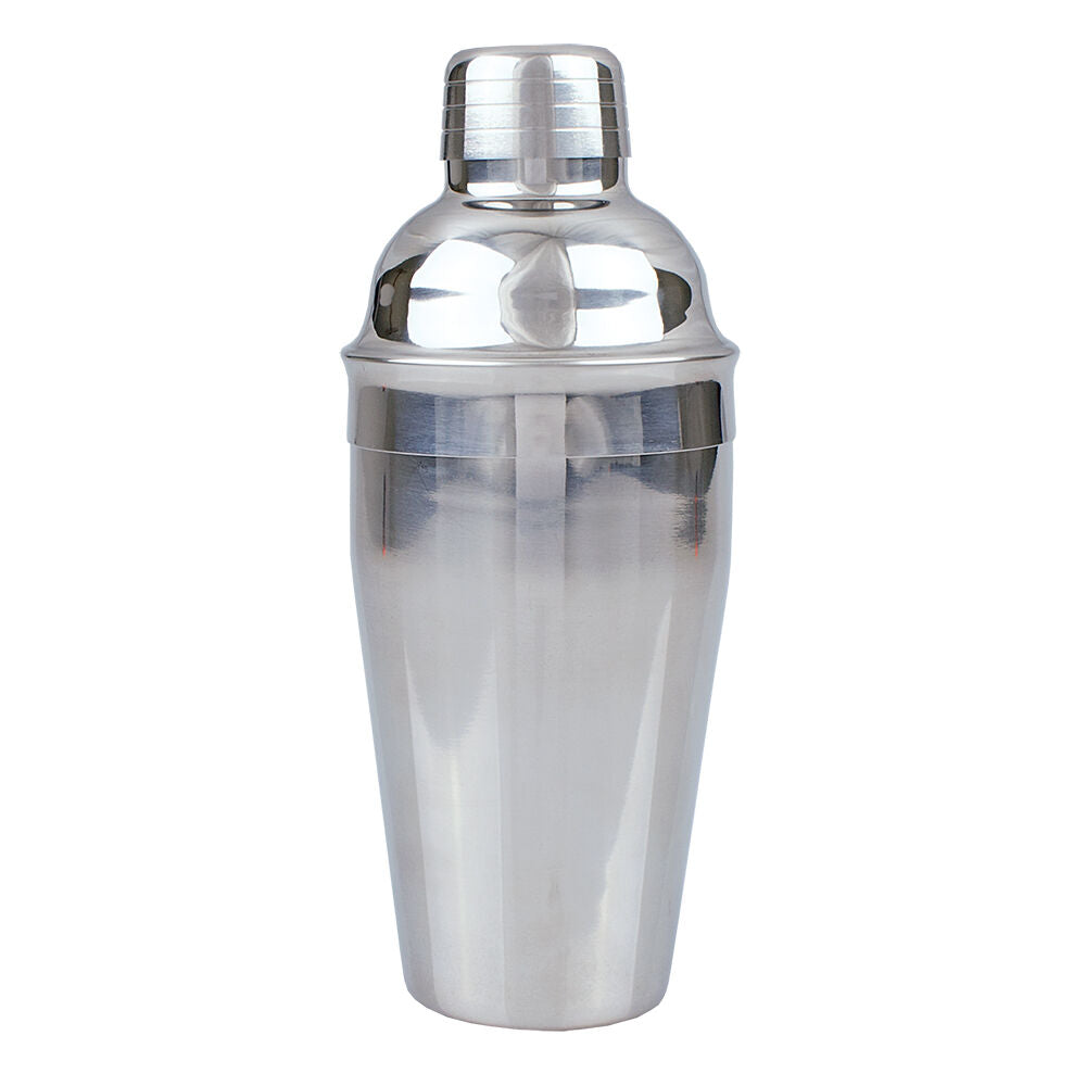 Bartender Stainless Steel Cocktail Shaker Drink Mixer Barware 550ml Silver