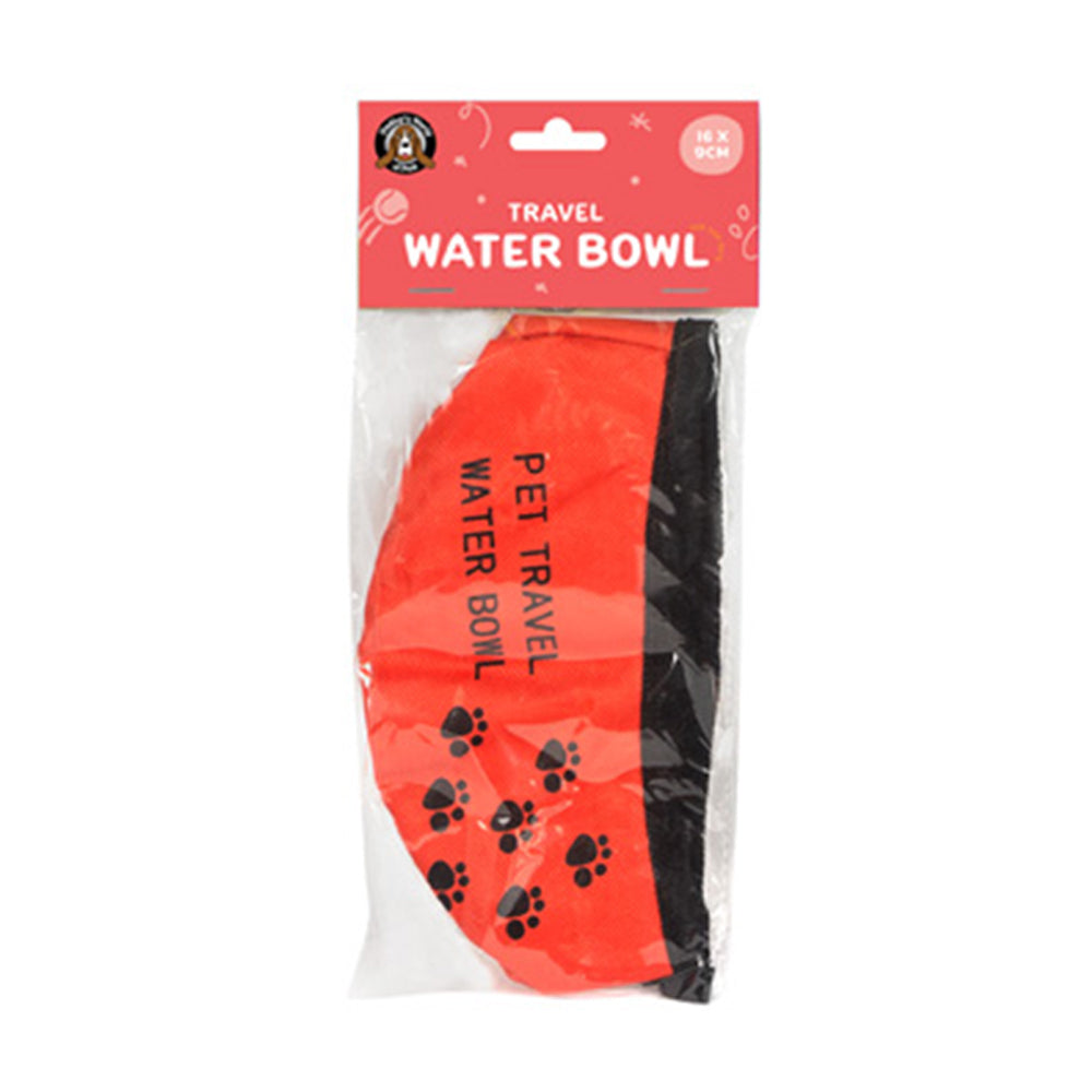 Dudley's World of Pets Pet Travel Fold Up Portable Water Bowl Assorted