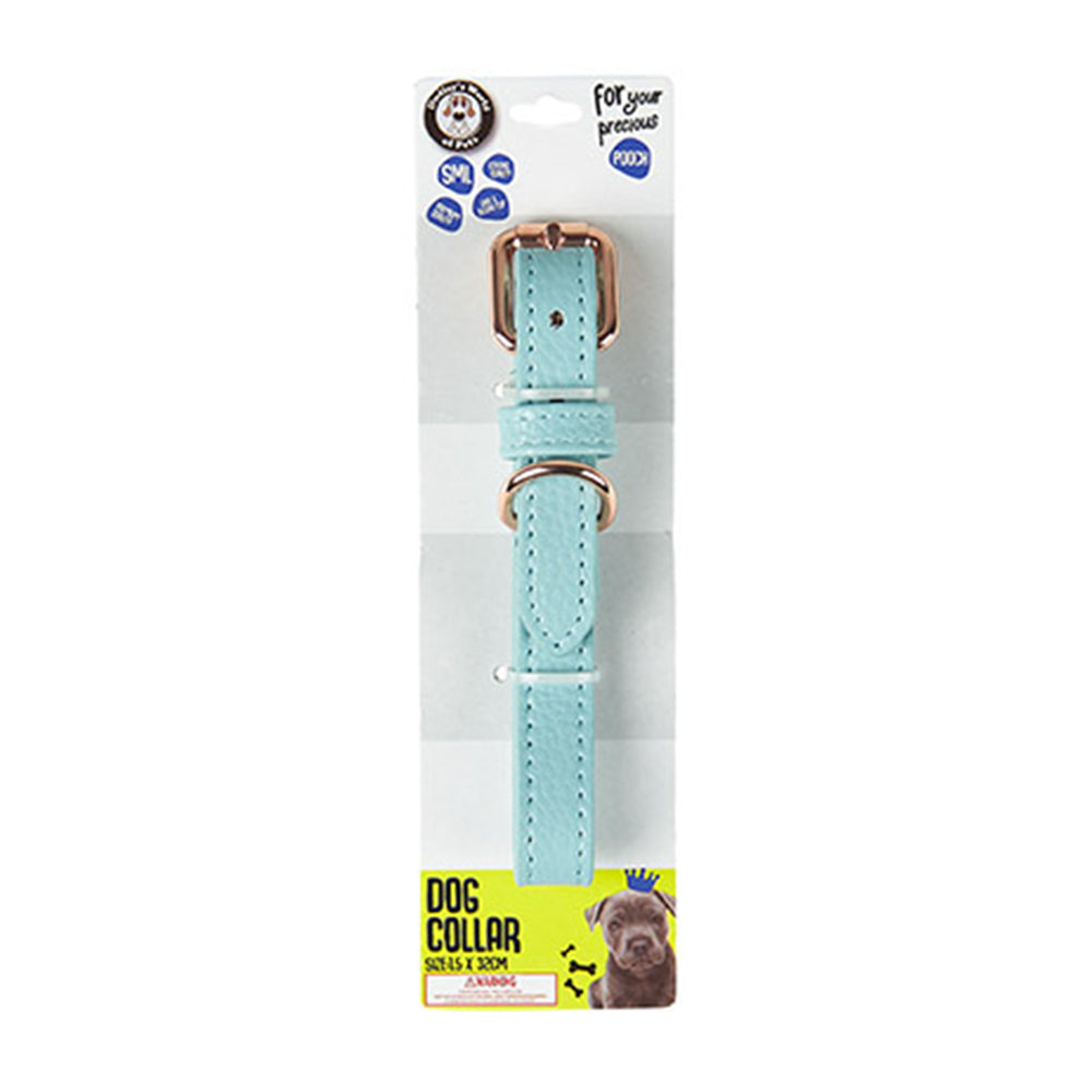Dudley's World of Pets Rose Gold Stylish Dog Identification Collar - Small