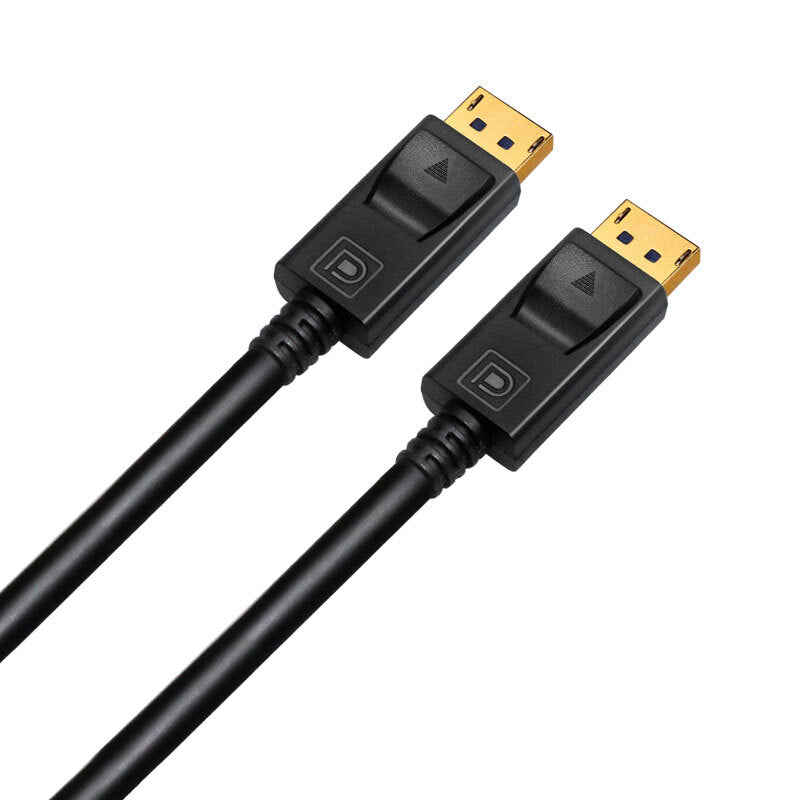 Cruxtec 2M Display Port 1.2 Cable - Black (4 Pack) — image 2