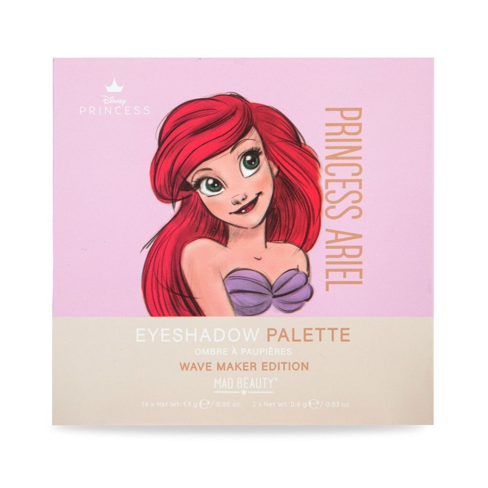 Disney Pure Princess Pigmented Eyeshadow Makeup Palettes Ariel 19.8g (16 Pieces)