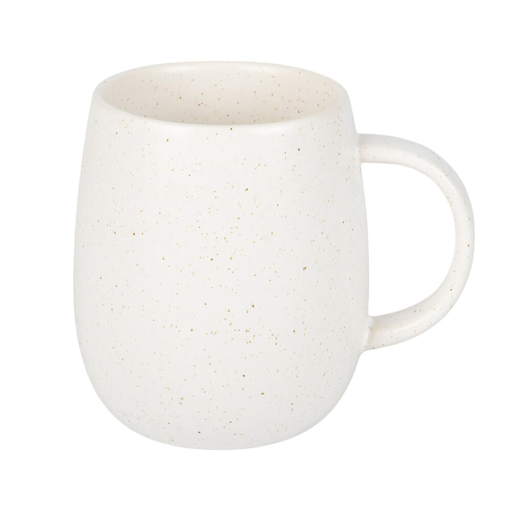 NF Living Snug Mug 350ml Capacity Ceramic Mugs Stoneware Dinnerware White (4 Pieces) — image 2
