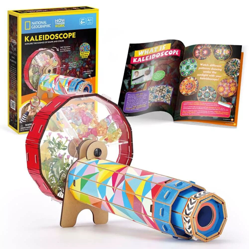 National Geographic Kaleidoscope Kids/Childrens 3D Puzzle 14x16.5x25.5cm 8y+ — image 2