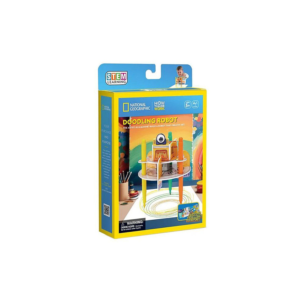 National Geographic Doodling Robot Kids/Childrens 3D Puzzle 12x12x18cm 8y+