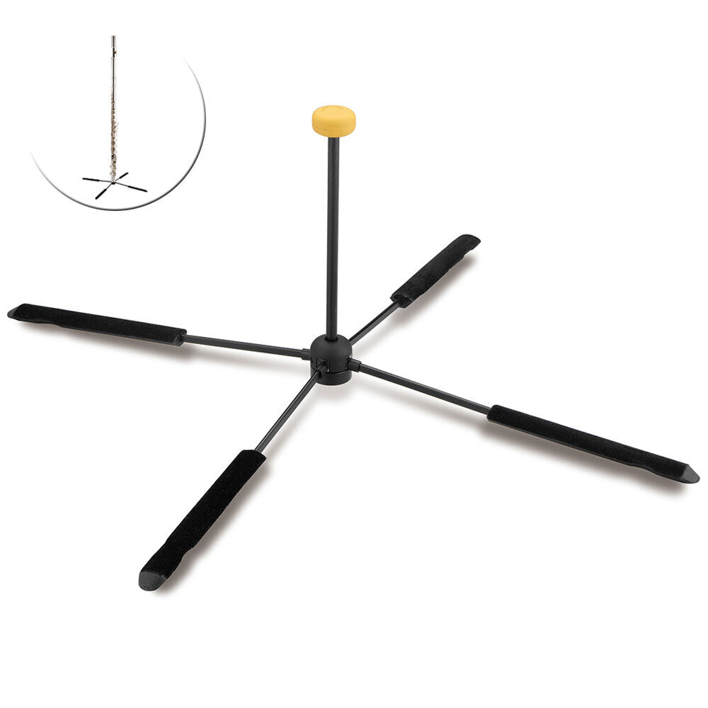Hercules Travlite Pocket Musical Stand/Holder for Wind Instrument/Flute Black — image 2