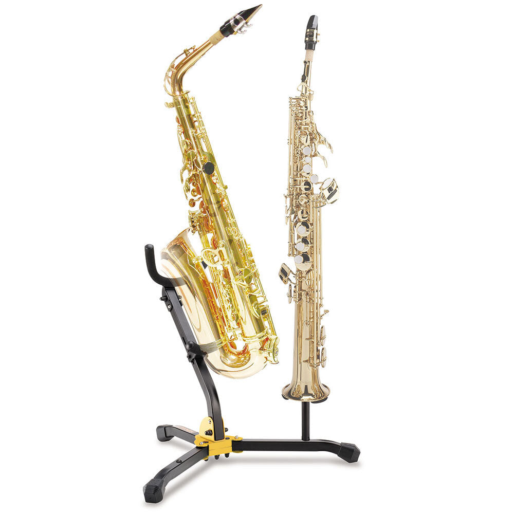 Hercules Musical Instrument Stand/Holder w/ Bag for Alto/Tenor/Soprano Saxophone — image 2