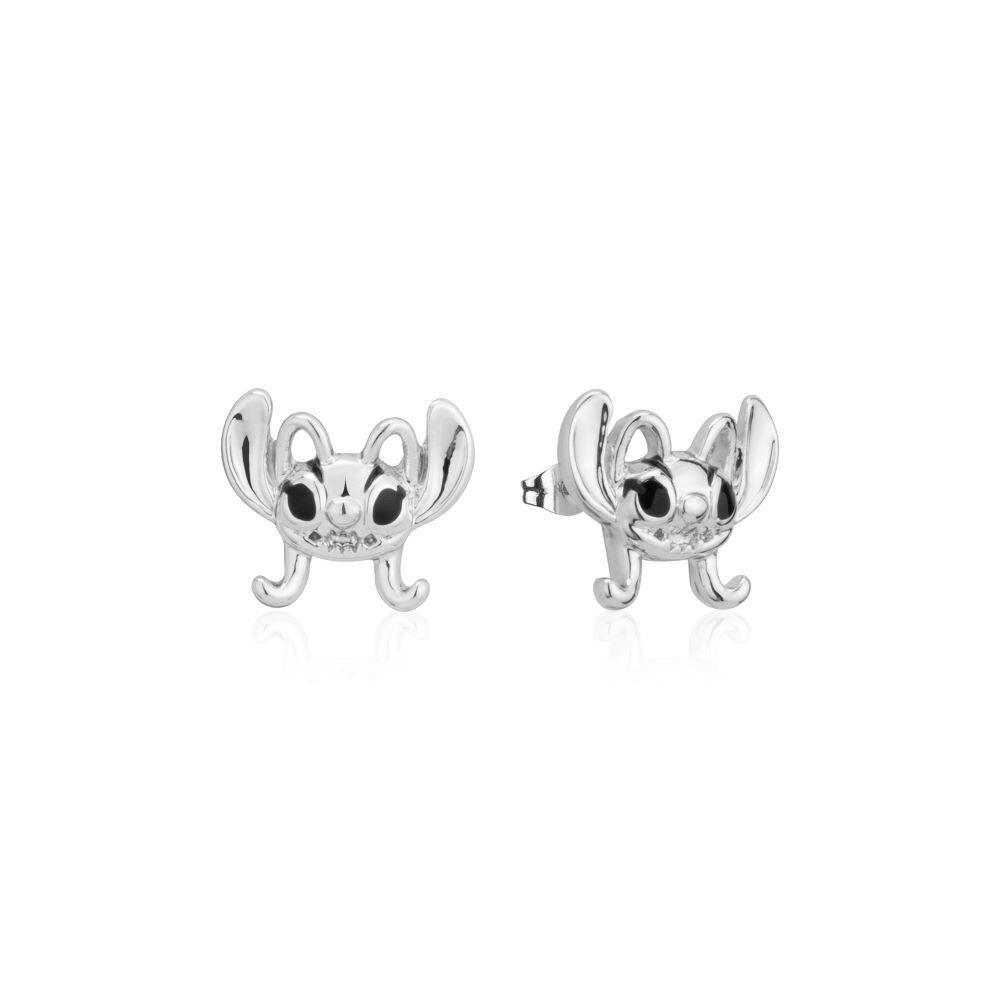 Couture Kingdom Disney Lilo and Stitch Angel Stud Earrings Accessory Silver