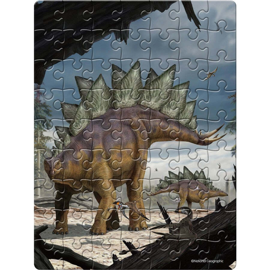 National Geographic 18x24cm Jigsaw Dino Puzzle Egg Tin Assorted Kids Toy 5+ (63 Pieces) — image 5