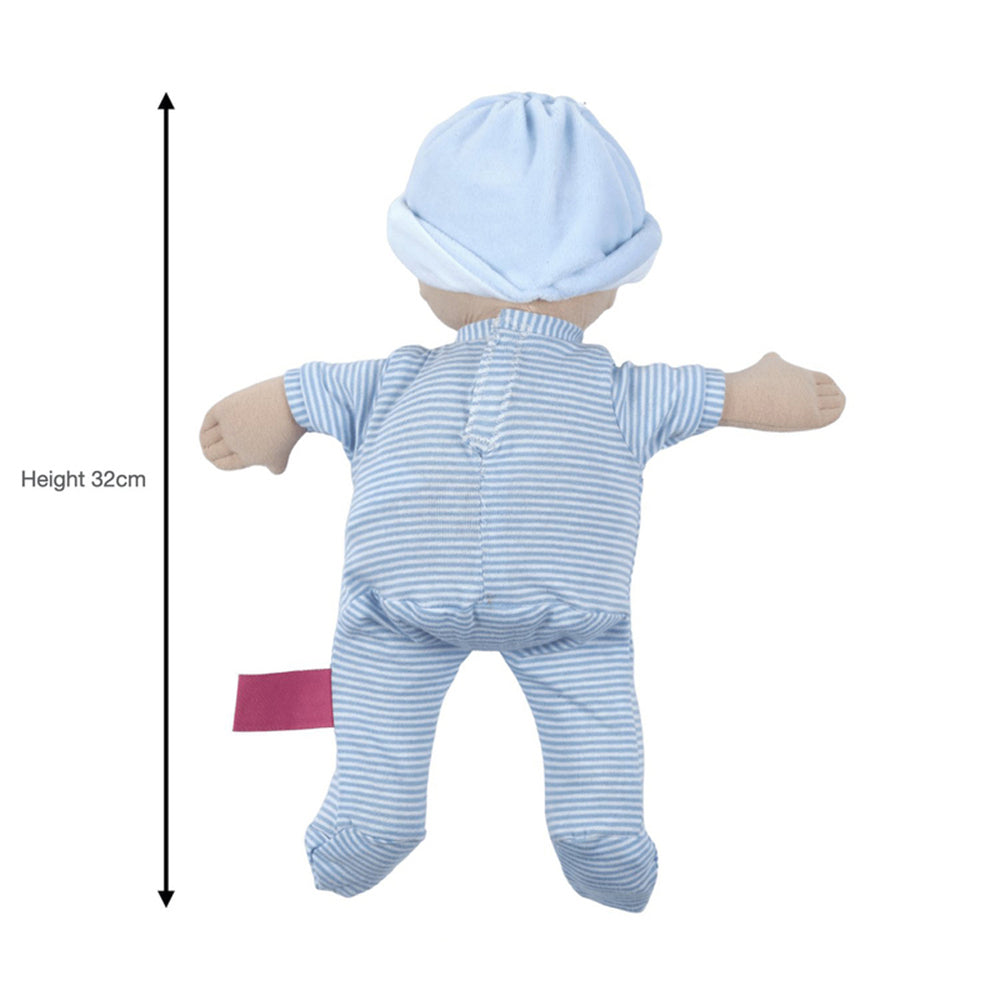Bonikka Blue Cherub Baby Doll Newborn/Infant Cuddle Soft 32cm Plush Toy 1y+ — image 2