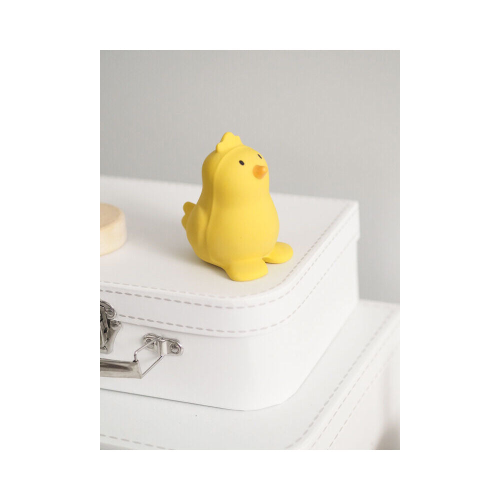 Tikiri 8.5cm Farm Animal Rubber Chicken 95005 Baby Sensory Toy 0m+ Yellow (2 Pack) — image 5