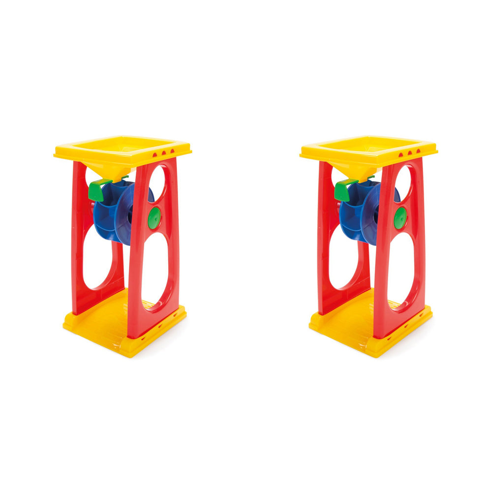 Dantoy Classic Sand & Water Wheel Kids/Children Outdoor 30cm Sandpit Toy 2y+ (2 Pack)
