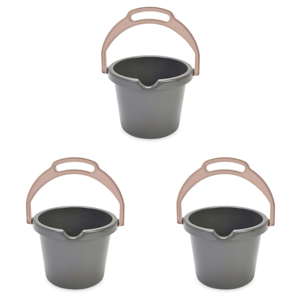 Dantoy Green Bean Bucket With Lip Kids/Children Sand Pit Play Toys 2.5L 2y+ (3 Pack)