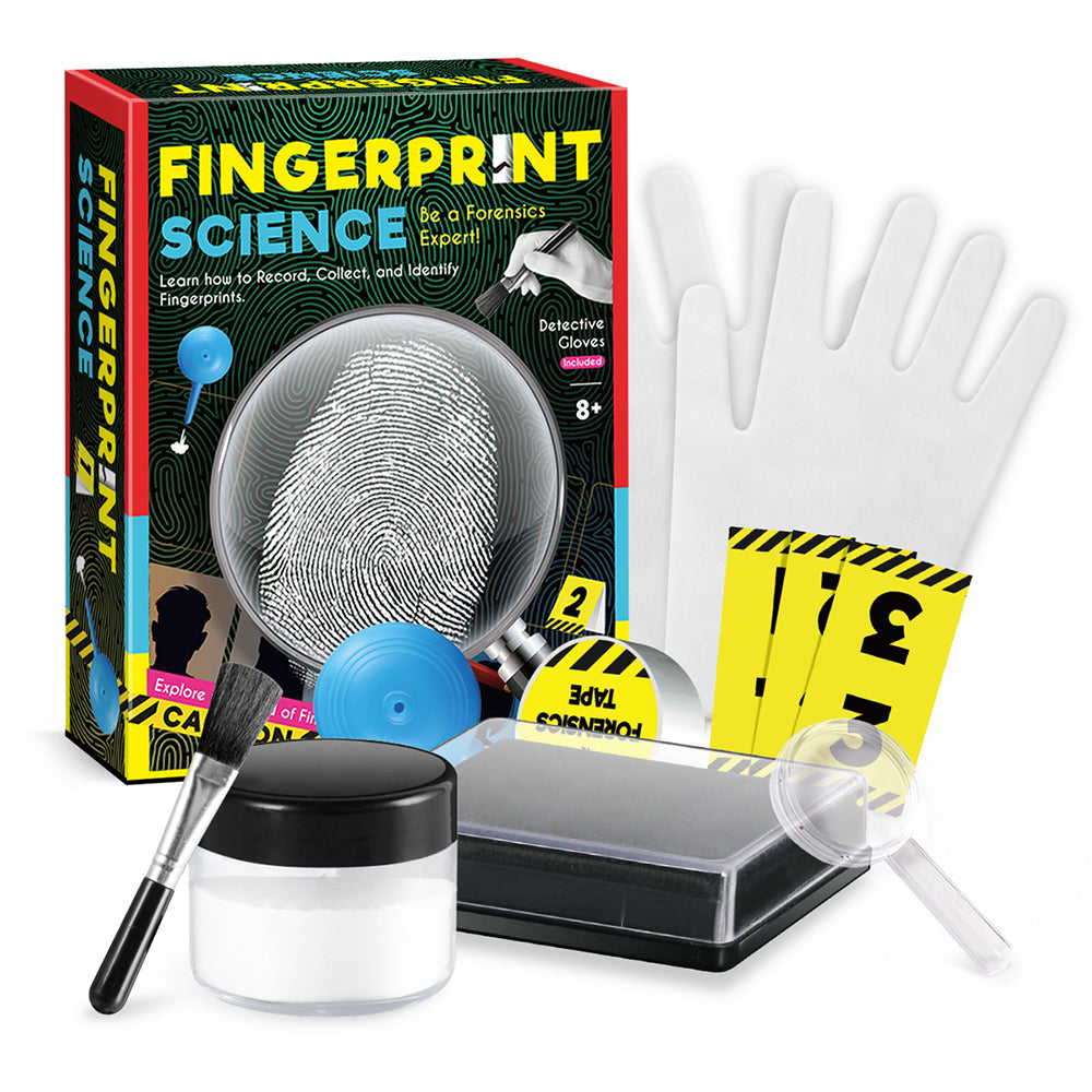 Kaper Kidz Fingerprint Science Kit Kids/Childrens Activity Fun Toy 8Y+