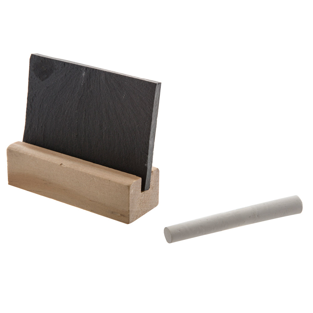 Davis & Waddell 7pc Davis & Waddell Slate w/ Wood Name Plate Board Set 8x7cm Multi-Coloured (2 Pack) — image 3