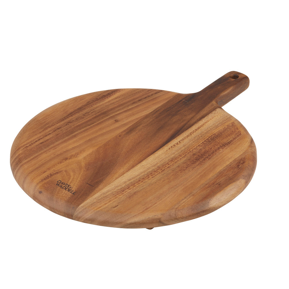 Davis & Waddell Arden Acacia Wood Serving Paddle Board Round 50x42cm Natural