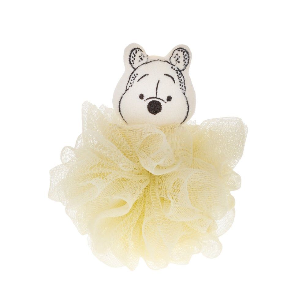 Disney Winnie the Pooh Body Exfoliator Shower Loofah Puff Yellow (2 Pack) — image 2