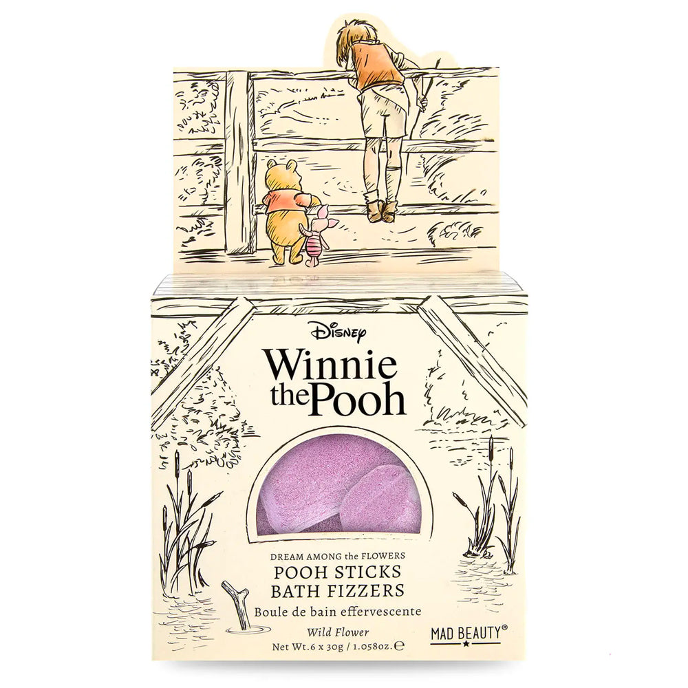 Mad Beauty 30g Disney Winnie The Pooh Bath Sticks Fizzer Bomb Bathing Fizz (6 Pieces)