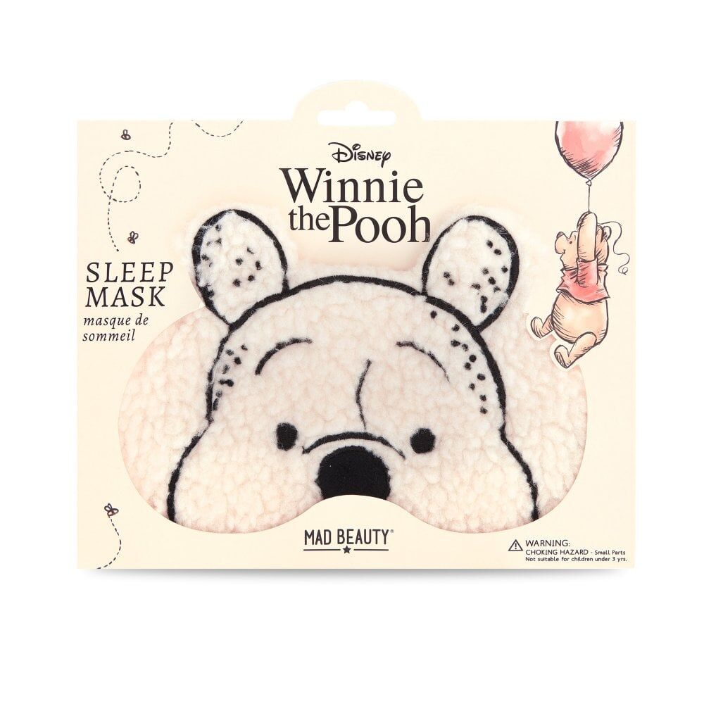Disney Winnie The Pooh Elasticated Fluffy Bedtime Sleep Face Mask Yellow (2 Pack) — image 2