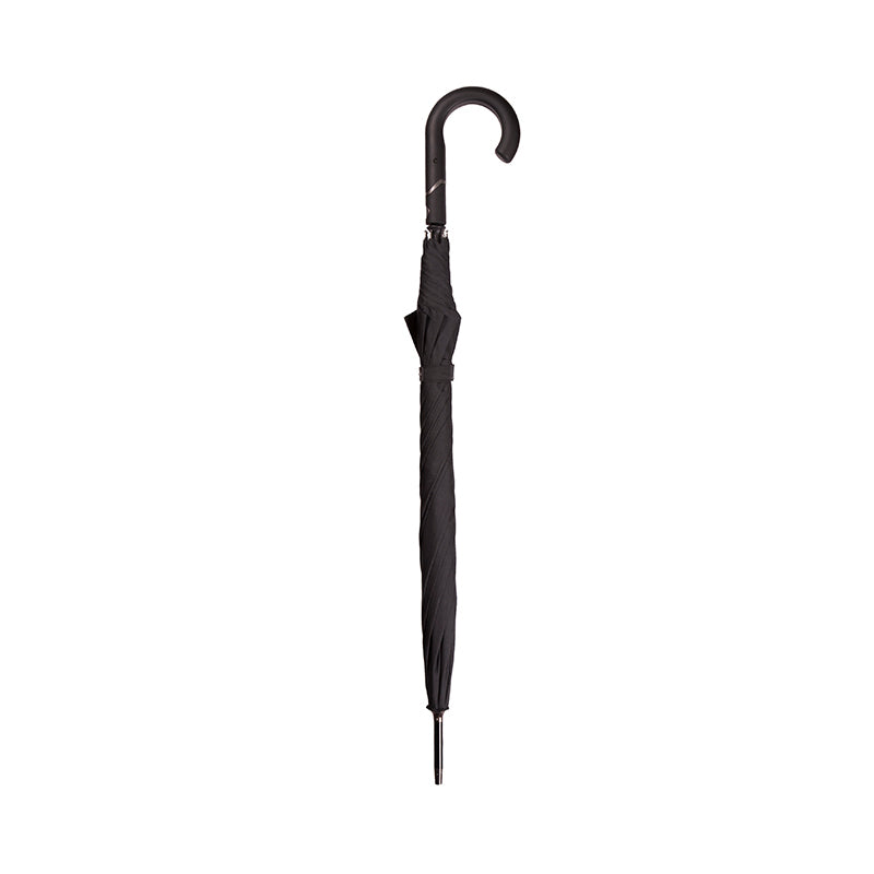 Clifton Men’s 105cm Auto Open Walking Windproof Umbrella w/ Smooth Handle Black — image 2
