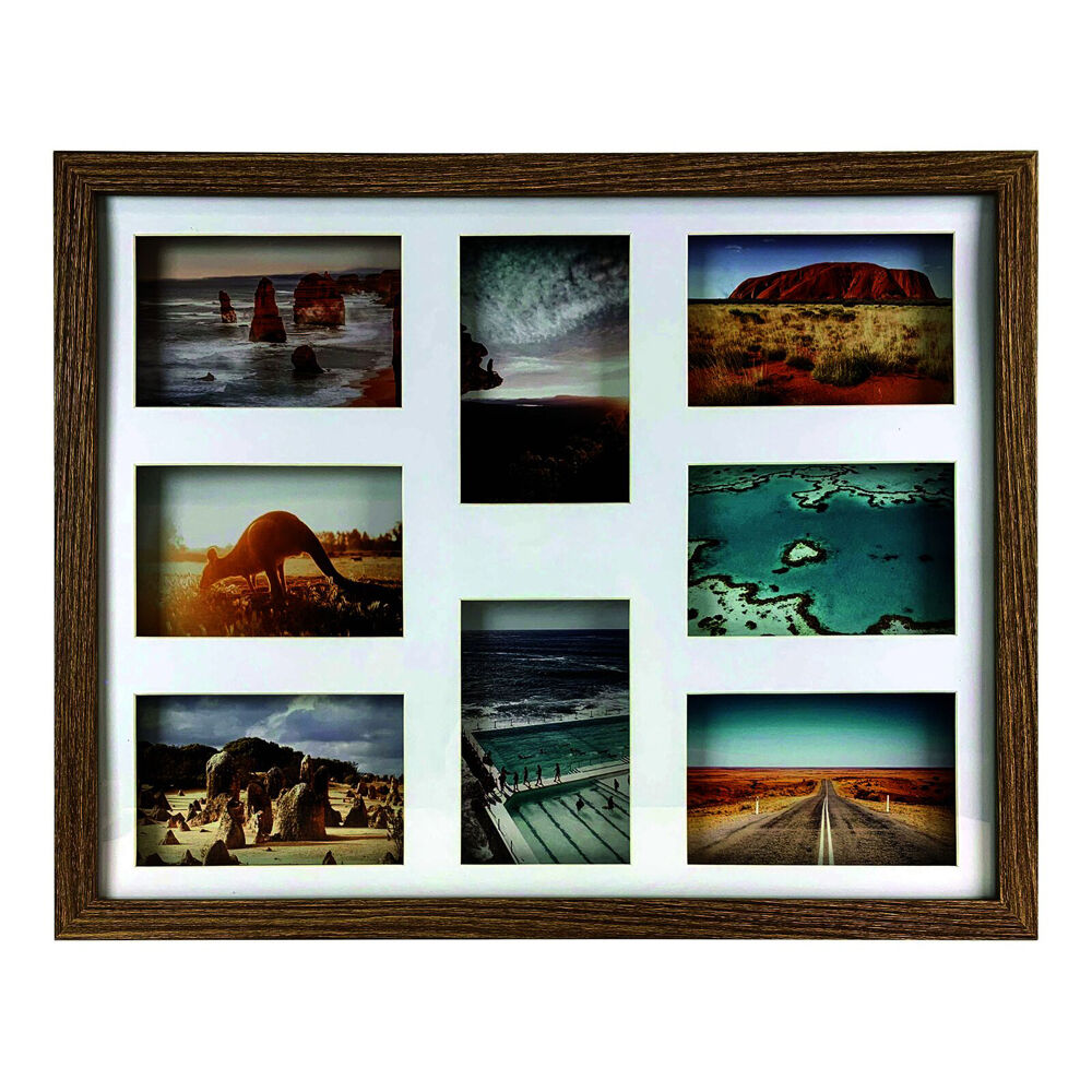 Frankie & ME Dark Oak Shadow 16x20'' Picture Frame Photo Holder Home Decor