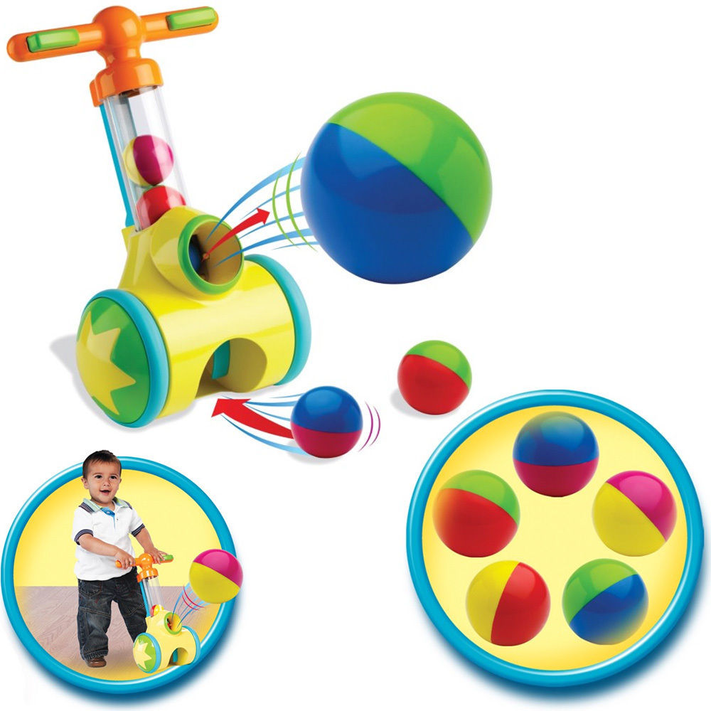 Tomy Pic N Pop Ball Blaster Walk-Behind Toy Develops Motor Skills 18m+ — image 2