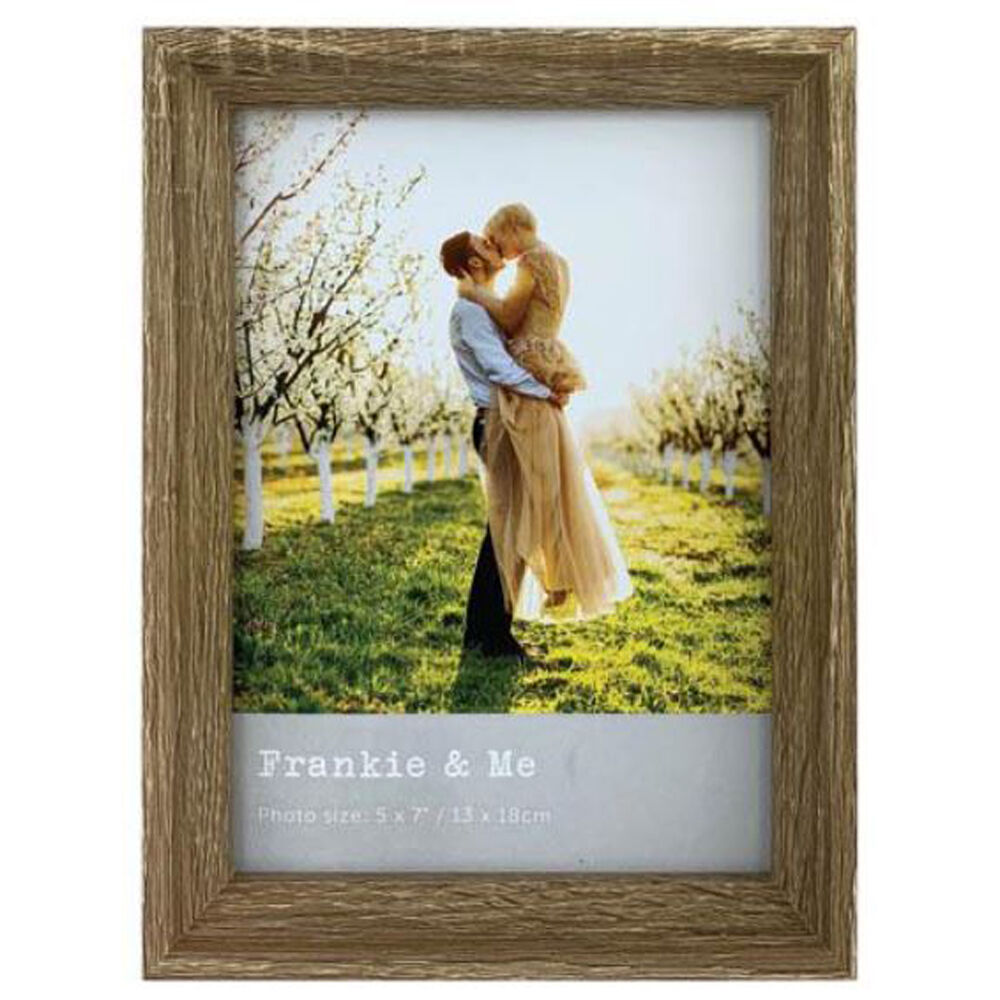 Frankie & ME Oak Window Wooden 5x7'' Picture Frame Home/Office Photo Decor