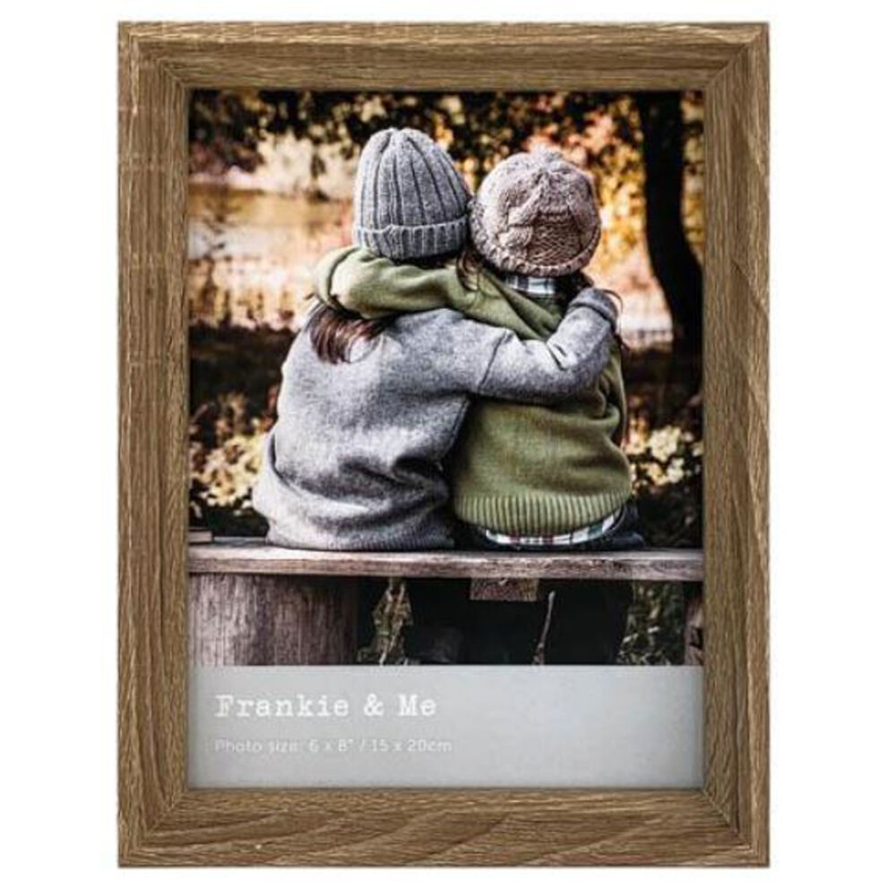 Frankie & ME Window Wooden 6x8'' Picture Frame Home/Office Photo Decor Oak (12 Pack) — image 2