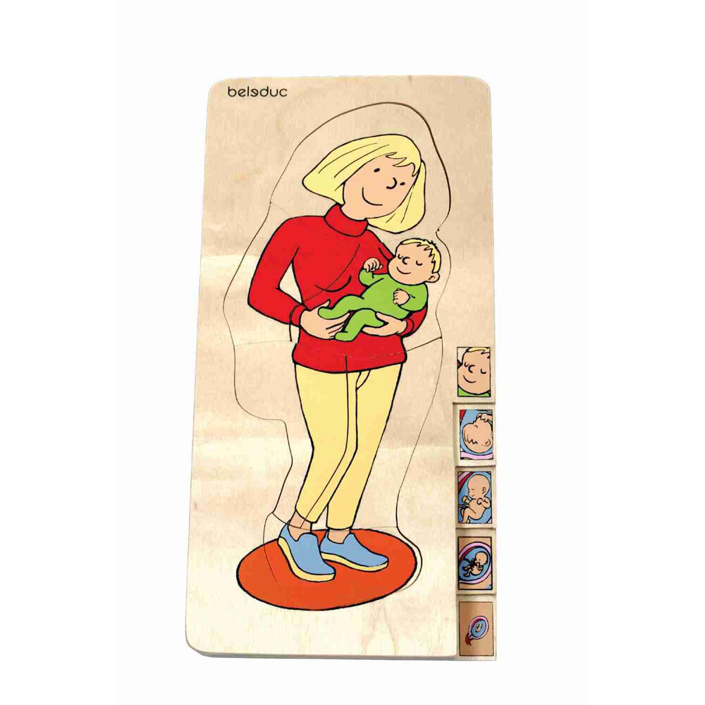 Beleduc Multilayer Puzzle Your Body Mother & Baby Kids/Children - 3y+ (27 Pieces)