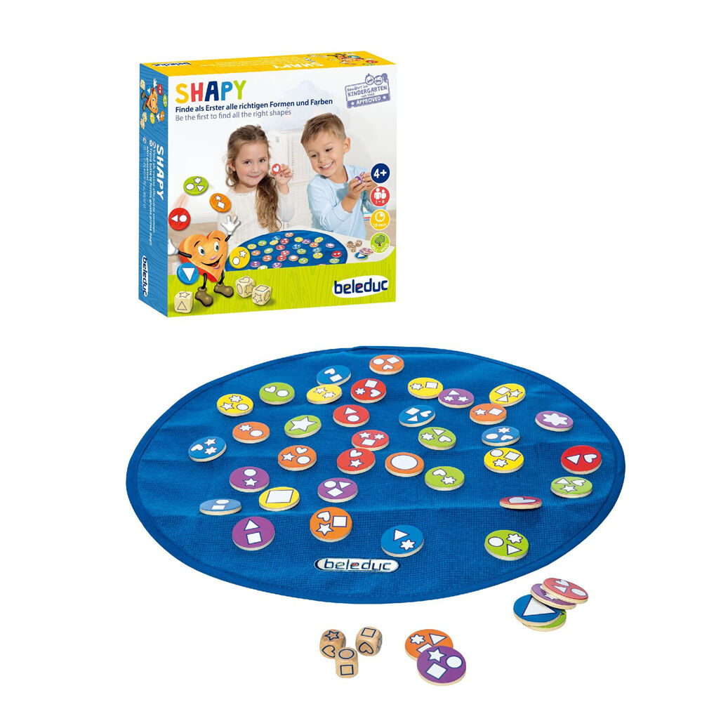 Beleduc Shapy Dice Board Game Shape Recognition Children/Kids - 3y+