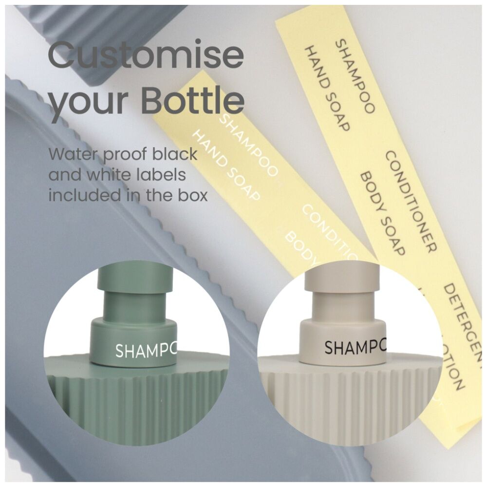 Eco Basics Wash Station Duo Resin Plastic Soap Dispenser Bathroom — image 3
