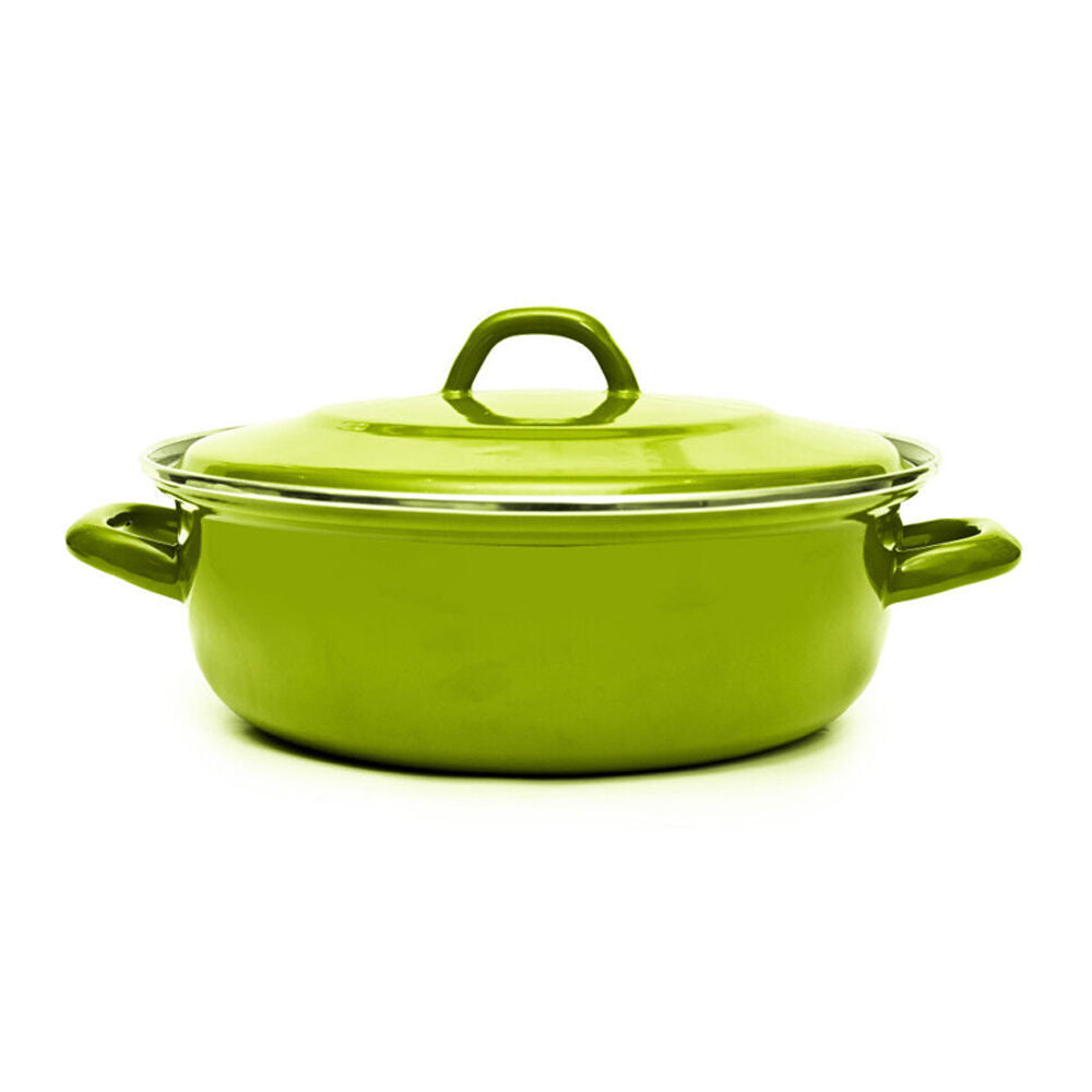 Classica 26cm Heavy Gauge Casserole w/ Lid Apple Green Kitchen Cookware