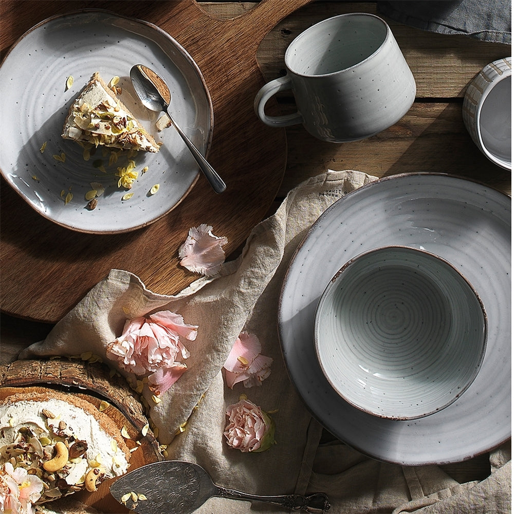 Ecology Ottawa Stoneware Rustic Round Dinner/Meal/Soup Bowl 15.5cm - Lichen — image 3