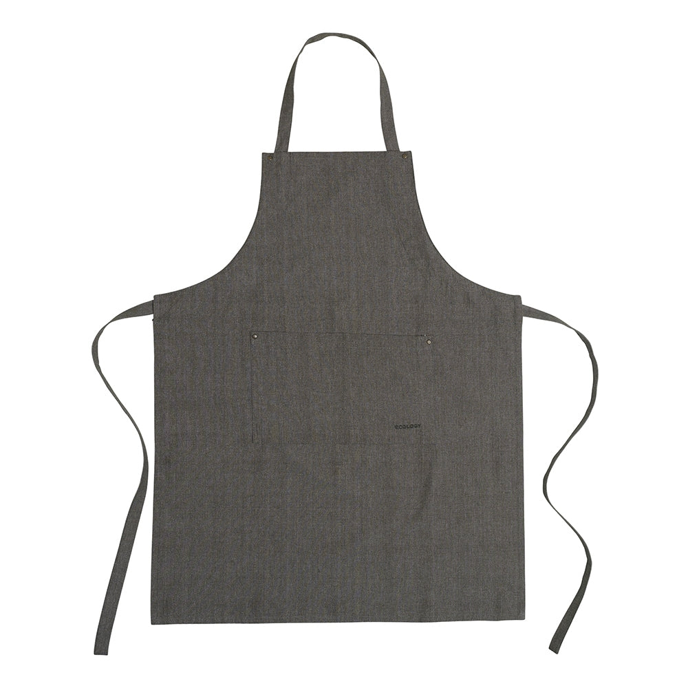 Ecology Rye Adjustable Cotton Kitchen Cooking Apron Cover 70x90cm Khaki