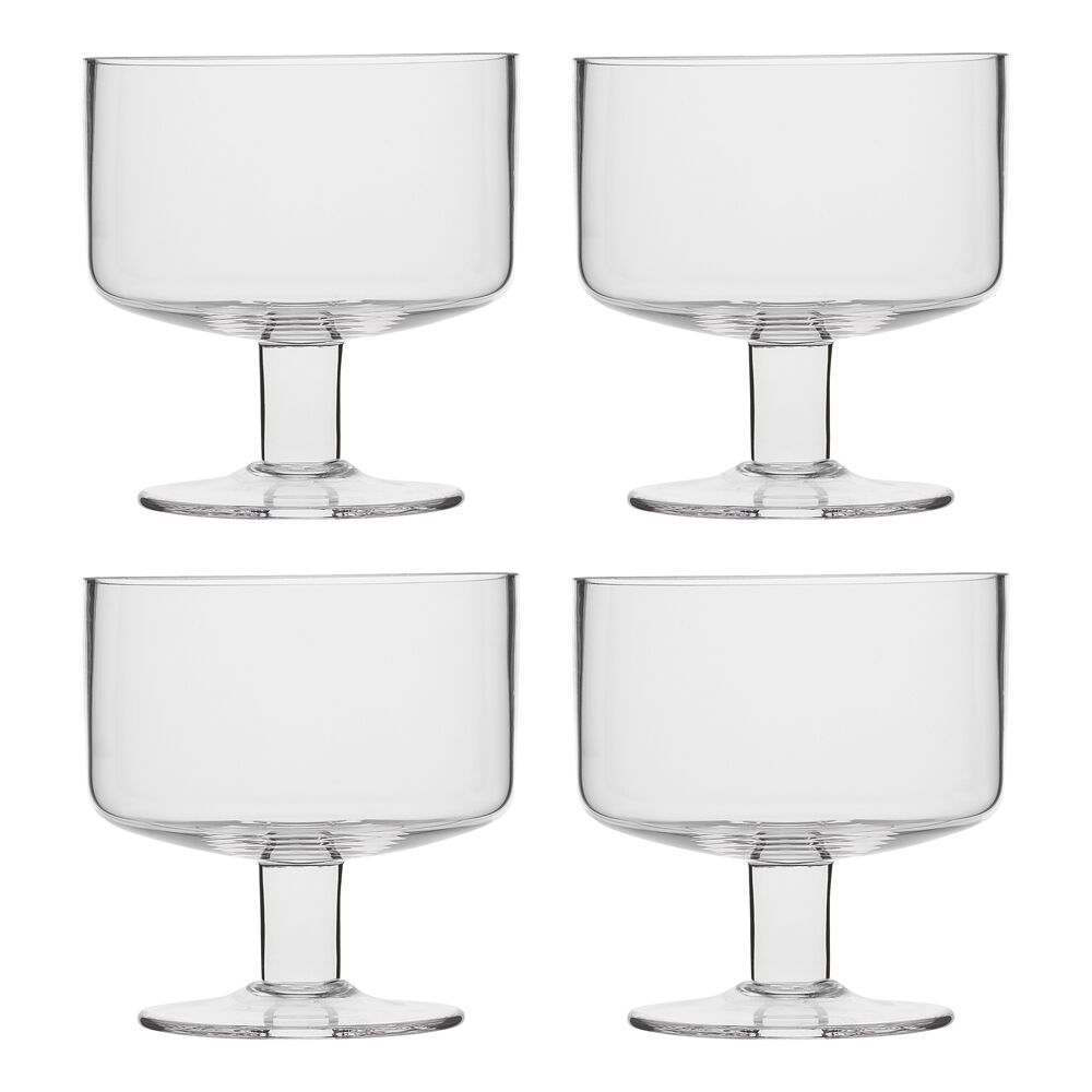 Ecology 4pc Ecology Classic Timeless Soda Lime Glass Dessert Bowls 10cm Clear (2 Pack) — image 2