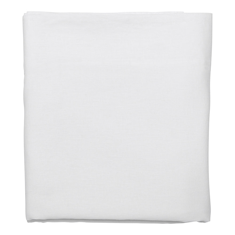 Ecology Dream Size Super King Soft Flat Bed Sheet White Home Bedding/Linen — image 2