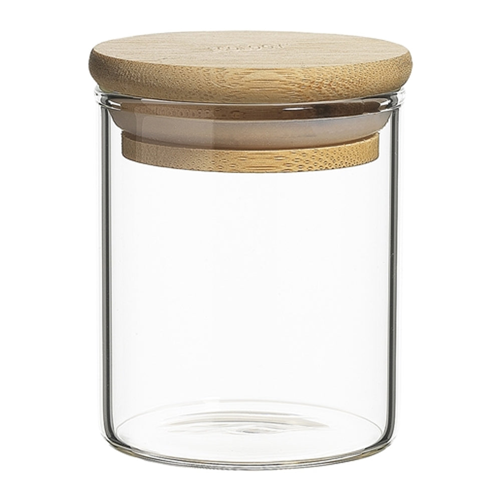 Ecology Pantry 7.5cm Round Spice Jar Container Storage Set w/ Bamboo Lid (6 Pieces) — image 2