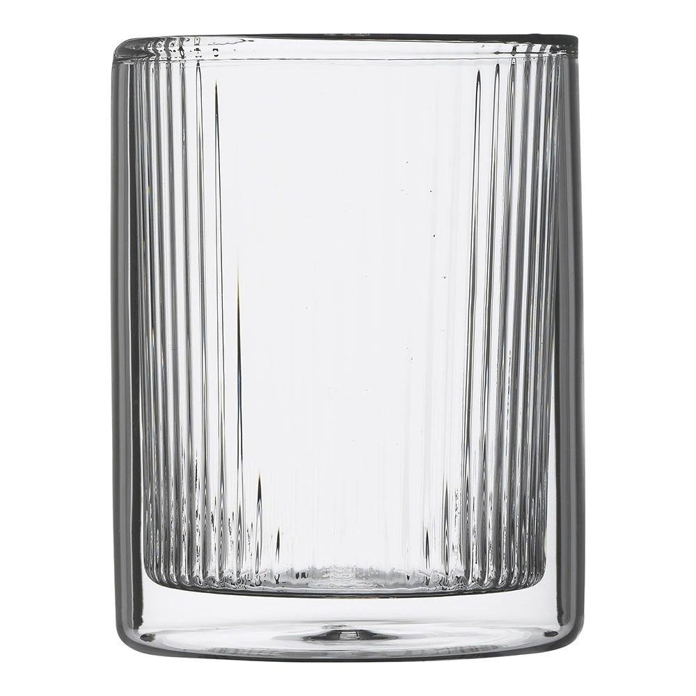 Ecology Infuse Double Wall Coffee Latte Drinking Glass Cup Clear (2 Pieces) — image 2