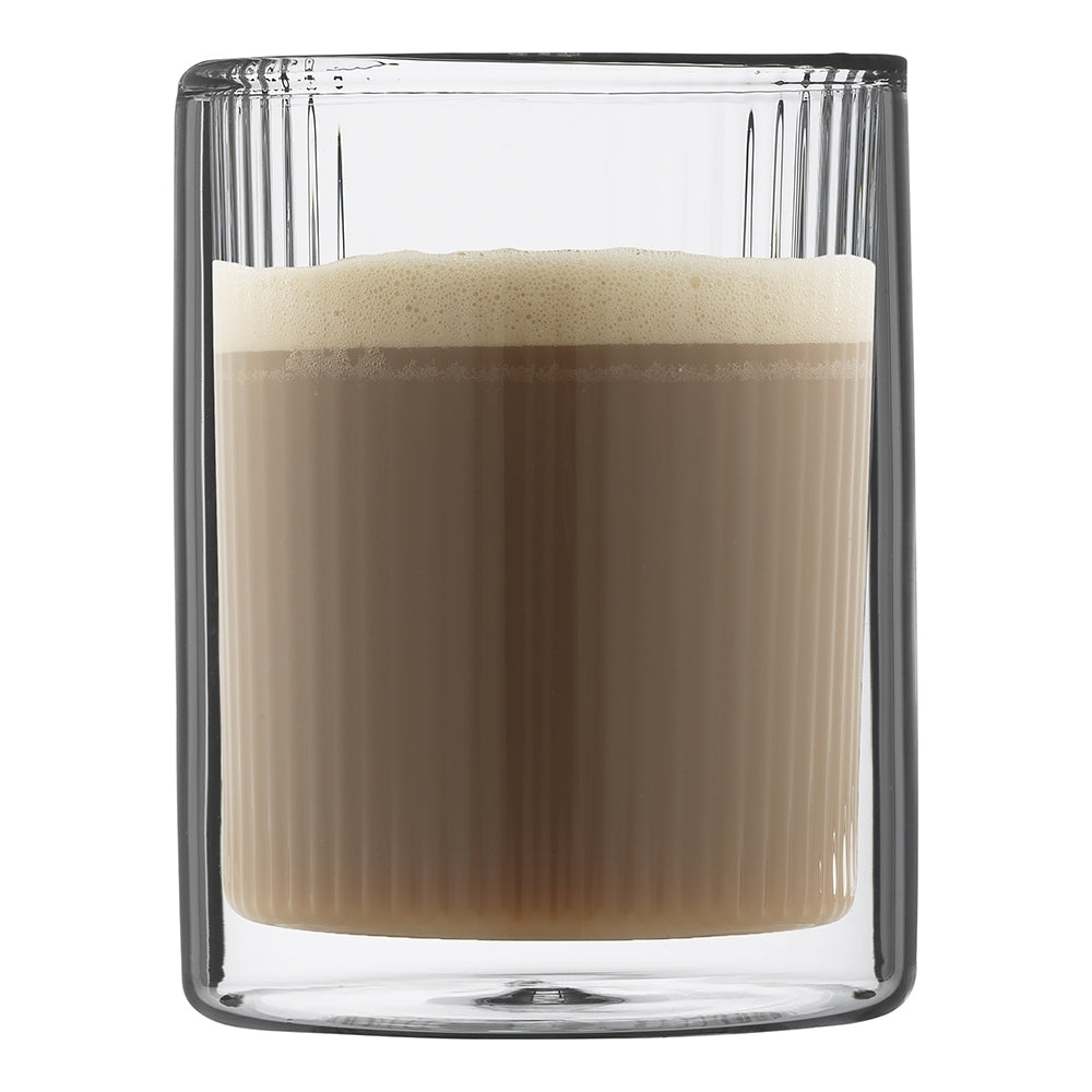 Ecology Infuse Double Wall Coffee Latte Drinking Glass Cup Clear (2 Pieces) — image 3