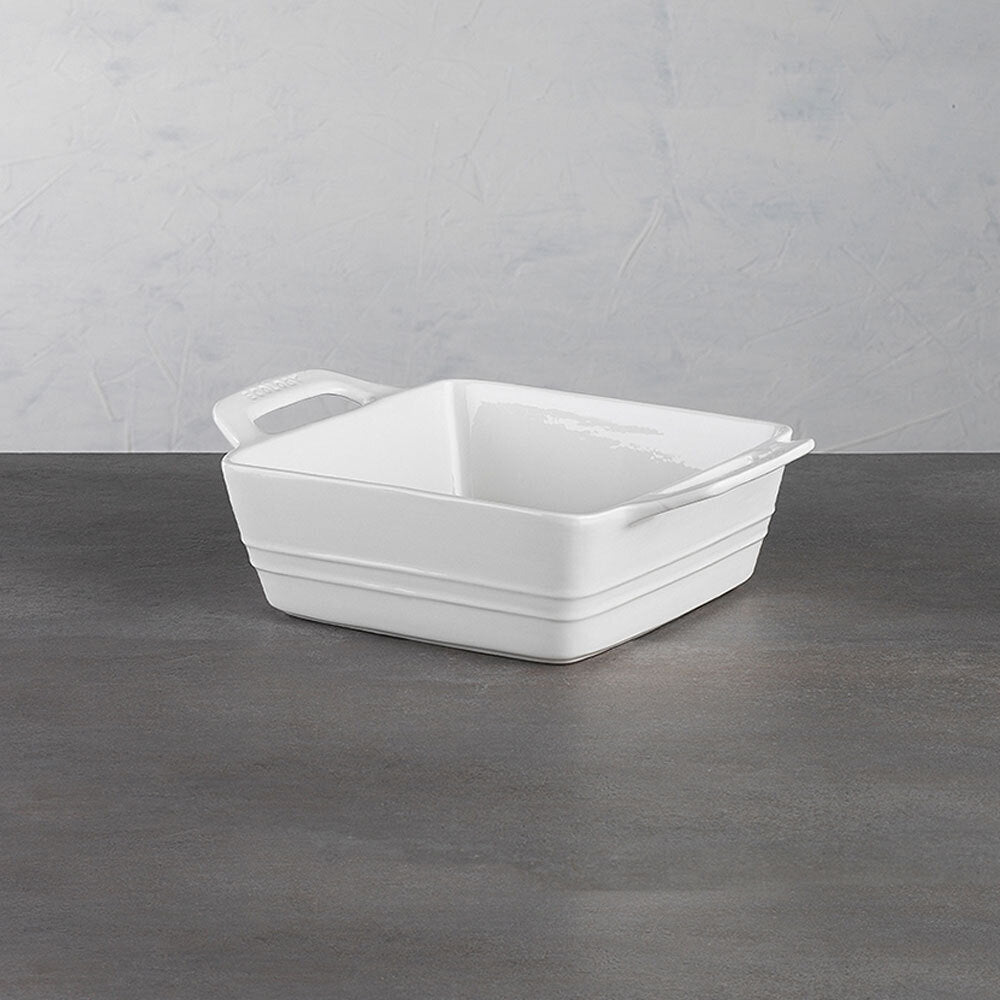 Ecology Signature Square 24cm Baker Porcelain Baking Oven Dish Bakeware White — image 3