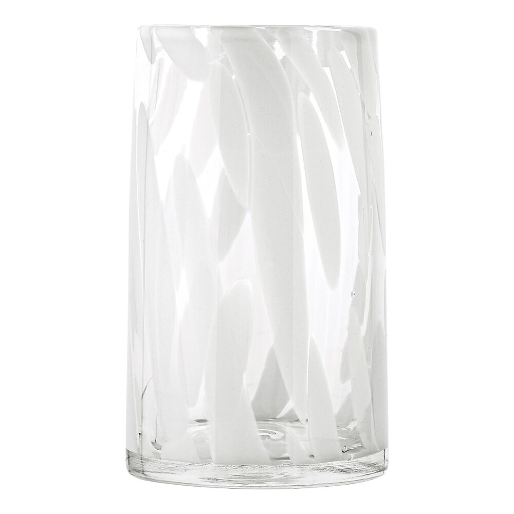 Ecology Camille Hi Ball Soda Lime Glass Tumblers Drinking Cups 420ml White (4 Pieces) — image 2