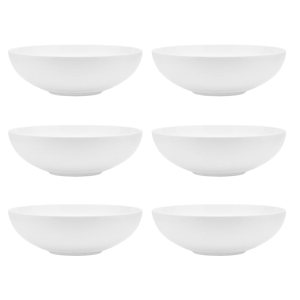 Ecology 18.5cm Canvas Bowl Coupe Kitchen Food/Soup Serving Dinnerware White (6 Pack)