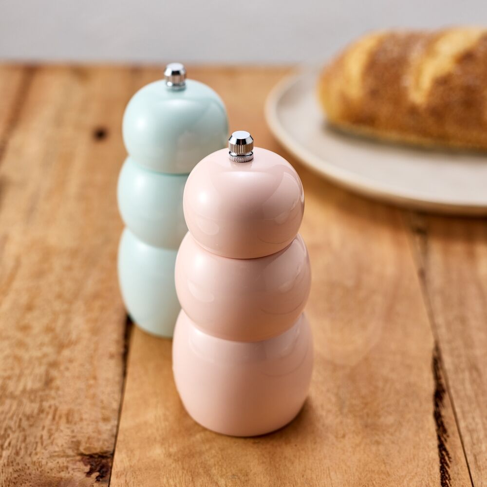Ecology 15.5cm Blush High Gloss Rubber Wood Salt and Pepper/Herb Pod Grinder — image 2