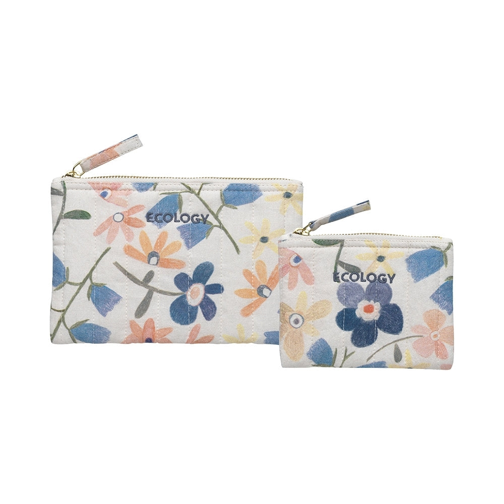 Ecology Agnes Flat Chic Elegant Design Pouches 21/14cm (2 Pieces)