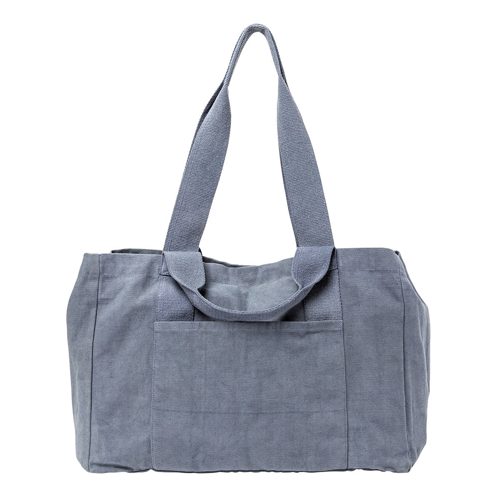 Ecology Voyage 100% Waxed Cotton Versatile Tote Carry Bag Steel Small 40cm — image 2