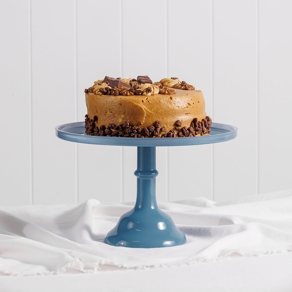 Ecology Glass Torte Cake Stand Dessert Display Holder 29x18cm Storm Blue — image 2
